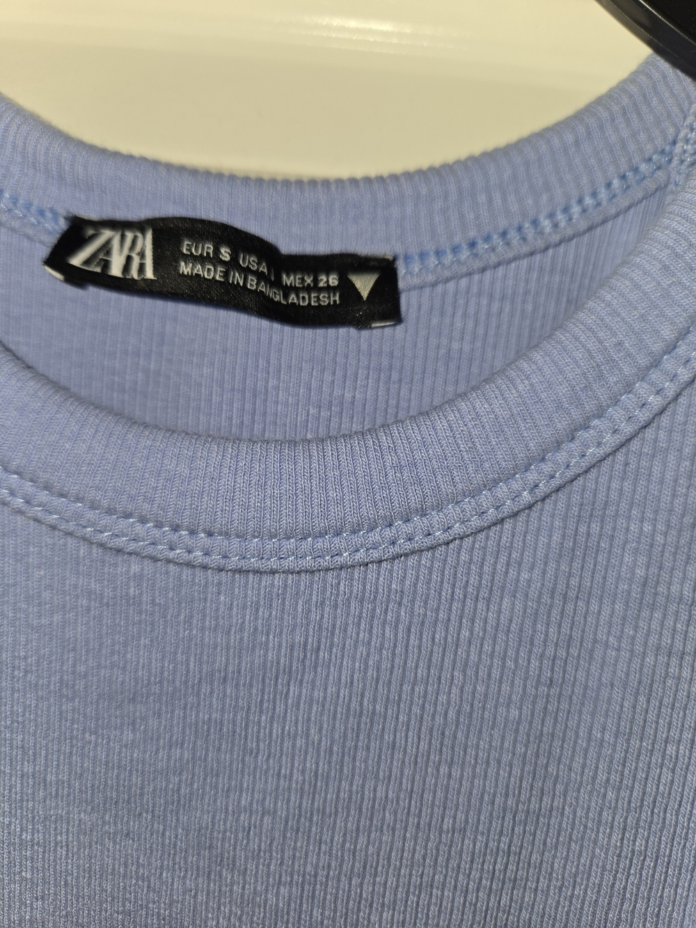 Zara Blue Ribbed Maxi Tank Dress - Picture 4 of 4